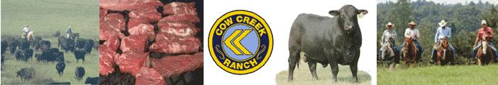 Map to Cow Creek Ranch